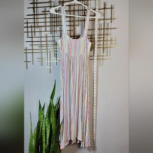 F21 Pastel Striped Dress size M